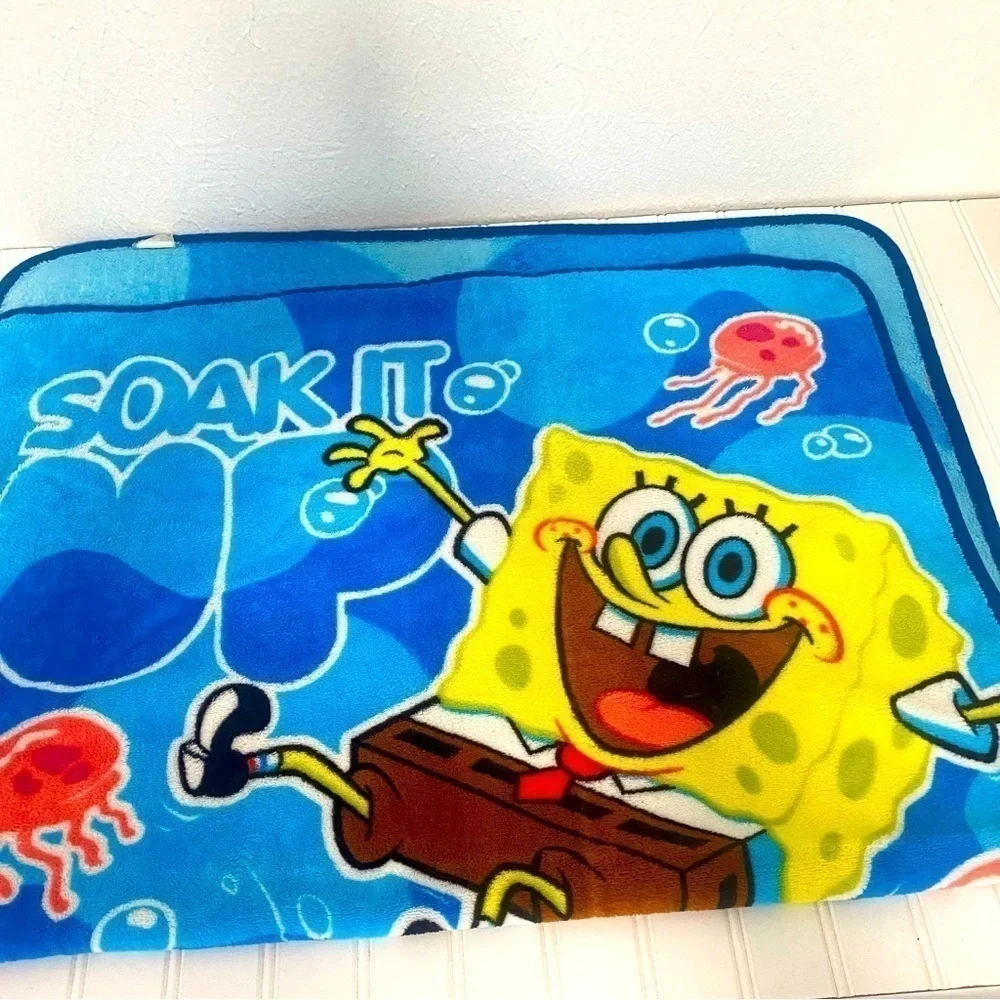 Spongebob Squarepants Nickelodeon Soft Fleece Throw Blanket 42